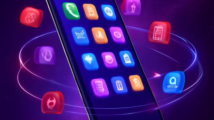 BETPH7 COM Sleek smartphone floating in space